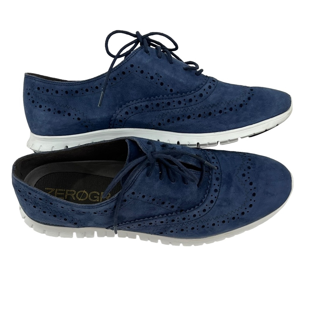 Cole Haan Zerogrand Leather Suede Wingtip Oxford Sneakers